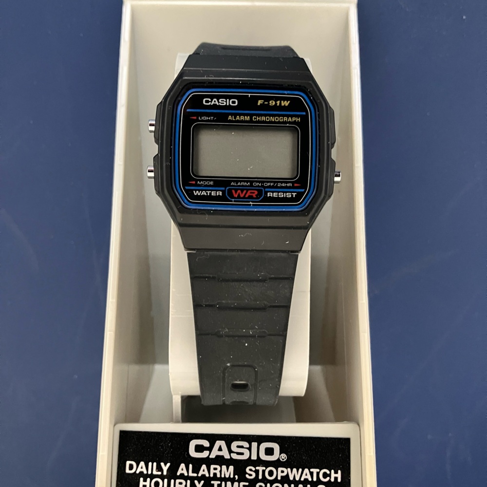 Casio Men’s Watch Classic Resin Strap  F91W-1